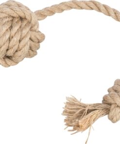 TRIXIE FLOSTOUW MET BAL HENNEP / KATOEN NATUREL