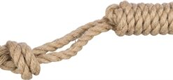 TRIXIE FLOSTOUW MET STAAF HENNEP / KATOEN NATUREL