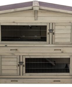 TRIXIE NATURA KNAAGDIERHOK 2 VERDIEPINGEN GRIJSGROEN