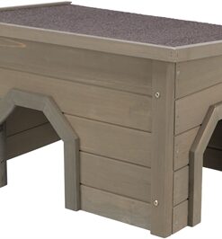 TRIXIE NATURA KNAAGDIERHUIS ASFALT DAK GRIJSGROEN