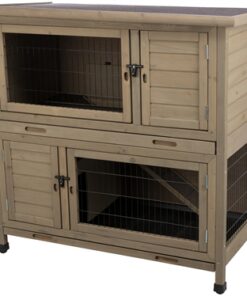 TRIXIE NATURA KNAAGDIERHOK 2 VERDIEPINGEN GRIJSGROEN