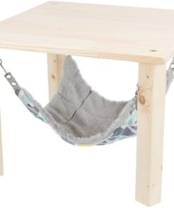 TRIXIE SCHUILPLAATS MET HANGMAT SUNNY ASSORTI / GRIJS