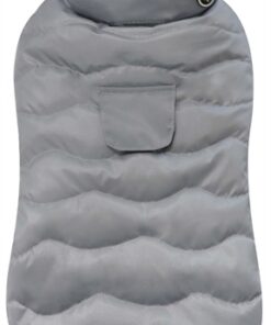 CROCI HONDENJAS PADDED ECO LEAVES GERECYCLED GRIJS