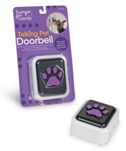 HUNGER FOR WORDS TALKING PET DOORBELL