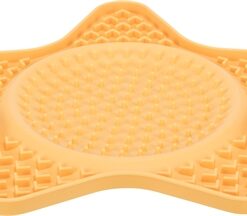 TRIXIE LICK'N'SNACK MAT STER SILICONEN GEEL