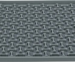 TRIXIE LICK'N'SNACK MAT SILICONEN DONKERGRIJS