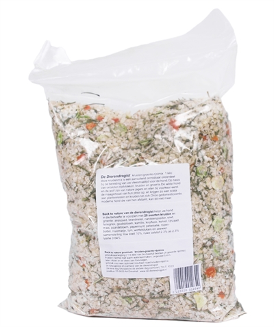 DIERENDROGIST BACK TO NATURE KRUIDEN / GROENTEN / RIJST