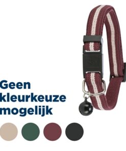 TRIXIE HALSBAND KAT STREPEN ELASTISCH ASSORTI