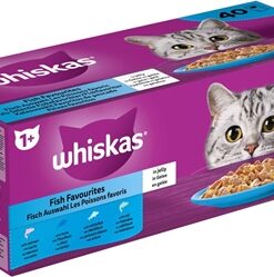 WHISKAS MULTIPACK POUCH ADULT VIS SELECTIE IN GELEI