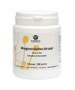 DE GROENE OS MAGNESIUMCITRAAT HOND / KAT