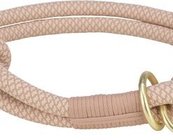 TRIXIE HALSBAND HOND SOFT HALF-SLIP ROZE / LICHTROZE