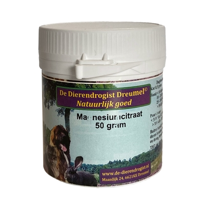 DIERENDROGIST MAGNESIUM CITRAAT