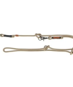 TRIXIE BE NORDIC HONDENRIEM VERSTELBAAR ZAND / ZWART