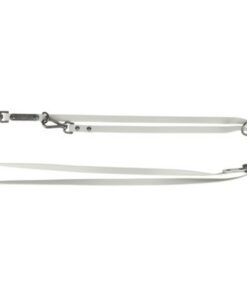 TRIXIE CITYSTYLE HONDENRIEM VERSTELBAAR PVC LICHTGRIJS