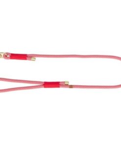 TRIXIE SOFT ROPE HONDENRIEM ROOD / CREME