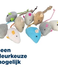 TRIXIE KATTENSPEELGOED MUIS PLUCHE MET CATNIP