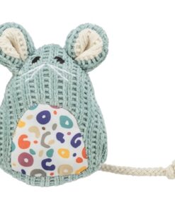 TRIXIE KATTENSPEELGOED MUIS ZITTEND STOF MET CATNIP