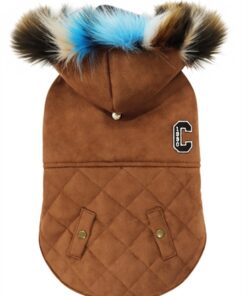 CROCI HONDENJAS SHEARLING GEVOERD BRUIN