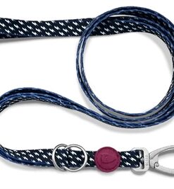 MORSO HONDENRIEM VERSTELBAAR GERECYCLED POWER FLOW ZWART