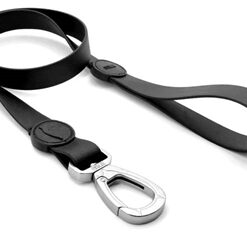 MORSO HONDENRIEM WATERPROOF GERECYCLED BLACK ZWART