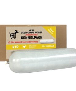 FREDS GESTOOMD VERS VLEES WORST KENNELPACK KIP TARWE EN GLUTENVRIJ