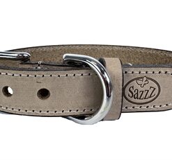 SAZZZ HALSBAND HOND NOMAD VINTAGE LEER BEIGE
