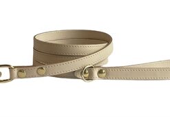 SAZZZ HONDENRIEM PASSION CLASSIC LEER CREME