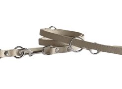 SAZZZ HONDENRIEM PASSION CLASSIC VERSTELBAAR LEER CREME