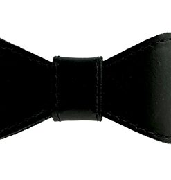 SAZZZ VLINDERSTRIK GLAMPER CLASSIC LEER ZWART