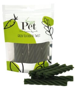 VEGGIE PET GREEN TEA DENTAL TWIST