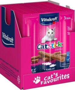 VITAKRAFT CAT-STICK MINI KABELJAUW MET TONIJN