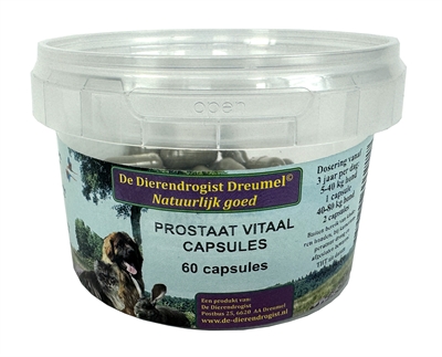 DIERENDROGIST PROSTAAT VITAAL CAPSULES