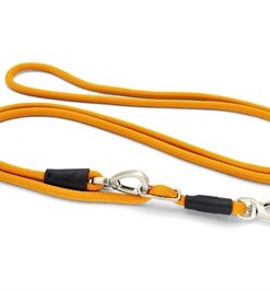 MORSO HONDENRIEM HANDS FREE REGULAR ROPE GERECYCLED GOUD