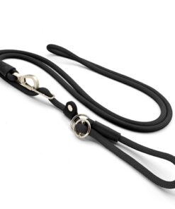 MORSO HONDENRIEM RETRIEVERLIJN HANDS FREE SOFT ROPE GERECYCLED ZWART