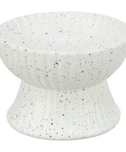 TRIXIE VOERBAK / DRINKBAK KAT VERHOOGD KERAMIEK WIT