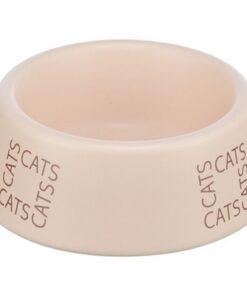 TRIXIE VOERBAK / DRINKBAK KAT CATS KERAMIEK ROZE