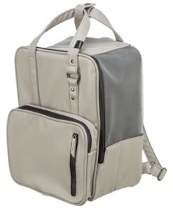 TRIXIE HONDENTAS RUGTAS CITYSTYLE KUNSTLEER LICHTGRIJS