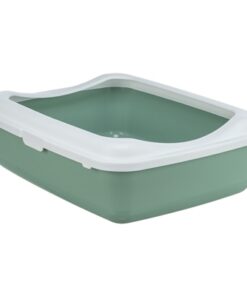 TRIXIE KATTENBAK CLASSIC MET RAND SALIE / WIT