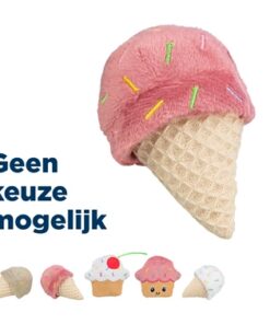 TRIXIE IJSJE OF CUPCAKE PLUCHE MET CATNIP ASSORTI