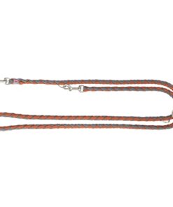 TRIXIE HONDENRIEM CAVO VERSTELBAAR ROEST / GRAFIET GRIJS