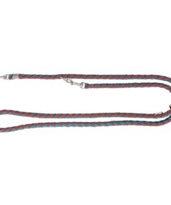 TRIXIE HONDENRIEM CAVO VERSTELBAAR SANGRIA / PETROL