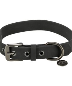 TRIXIE HALSBAND HOND CITYSTYLE PVC ZWART