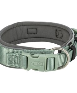 TRIXIE HALSBAND HOND PREMIUM EXTRA BREED SALIE / GRAFIET GRIJS