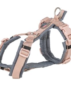 TRIXIE HONDENTUIG PREMIUM TREKKING BLUSH / GRAFIET GRIJS