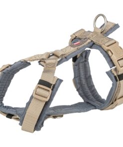 TRIXIE HONDENTUIG PREMIUM TREKKING ZAND TAUPE / GRAFIET GRIJS