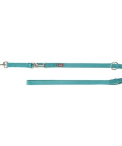 TRIXIE HONDENRIEM PREMIUM VERSTELBAAR AQUA BLAUW