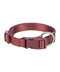 TRIXIE HALSBAND HOND PREMIUM SANGRIA ROOD