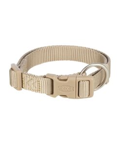 TRIXIE HALSBAND HOND PREMIUM ZAND TAUPE