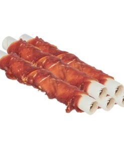 TRIXIE DENTA FUN STICK MET EEND EN KIPPENLEVER