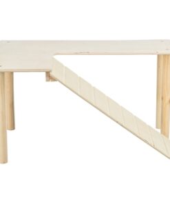 TRIXIE PLATFORM MET HELLING VOOR MUIZEN / HAMSTERS ONBEHANDELD HOUT